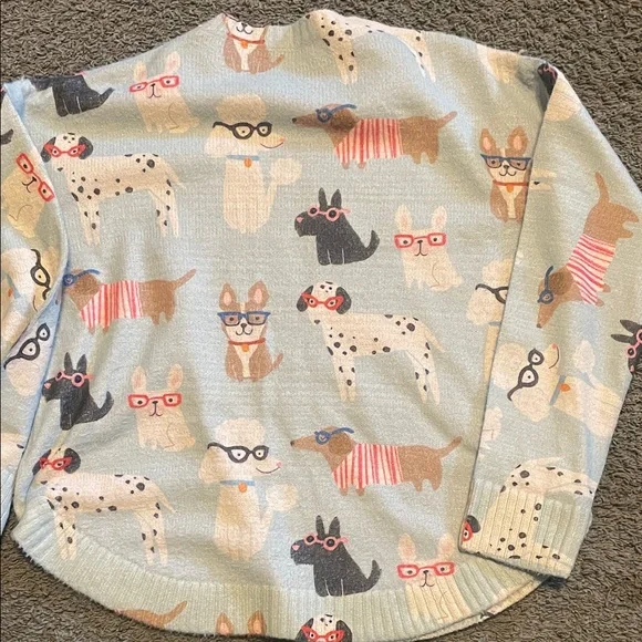 Cute Dog Pattern Sweater - Picture 4 of 6